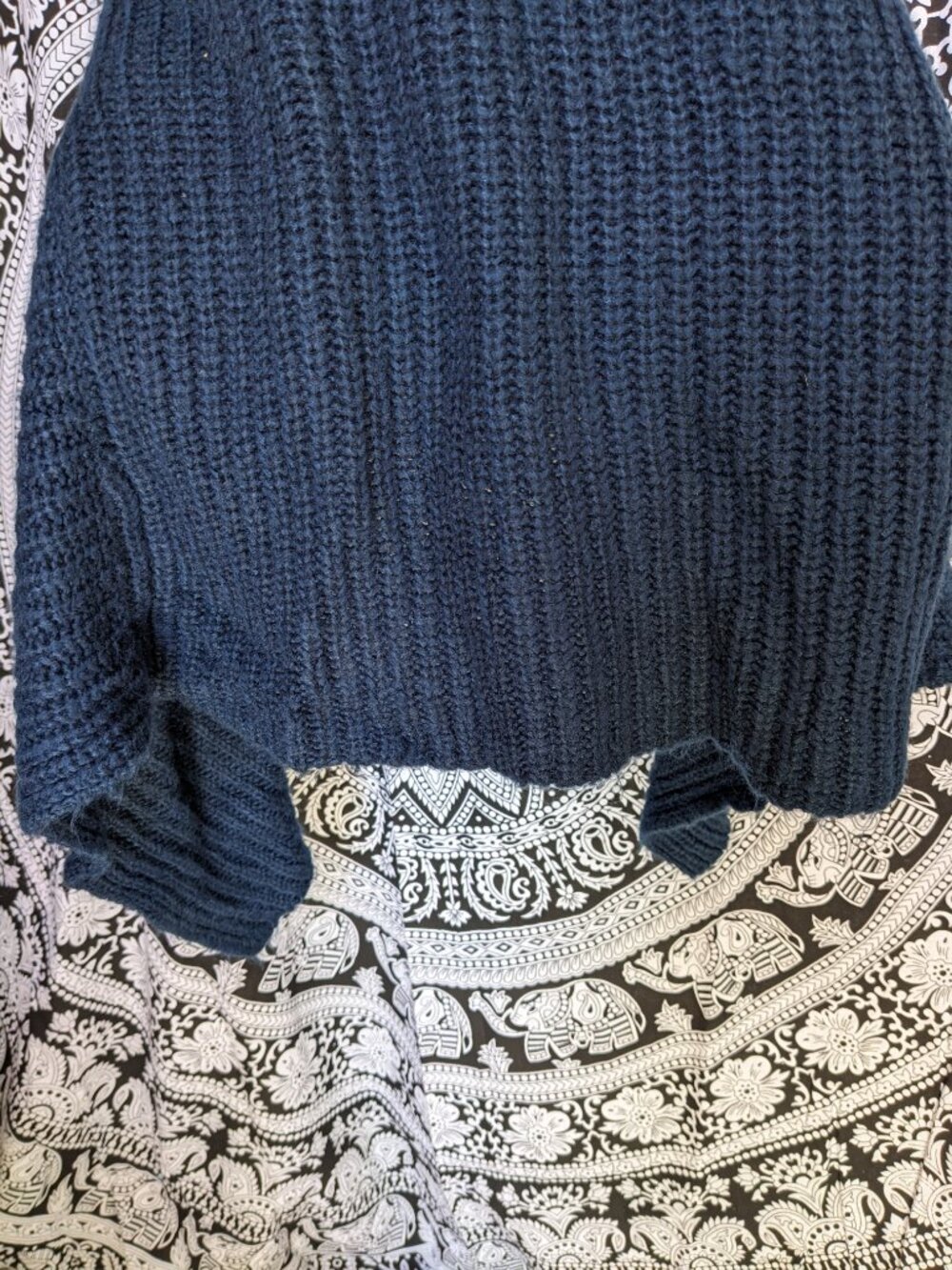 Belle du Jour Sleeveless Open Front Sweater Vest Sz L - Picture 6 of 7
